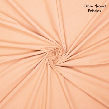 Fibre Mood, Webware Baumwolle Poplin stone washed, pfirsich